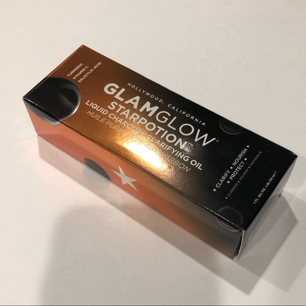 Glamglow starpotion liquid charcoal clarifying oil